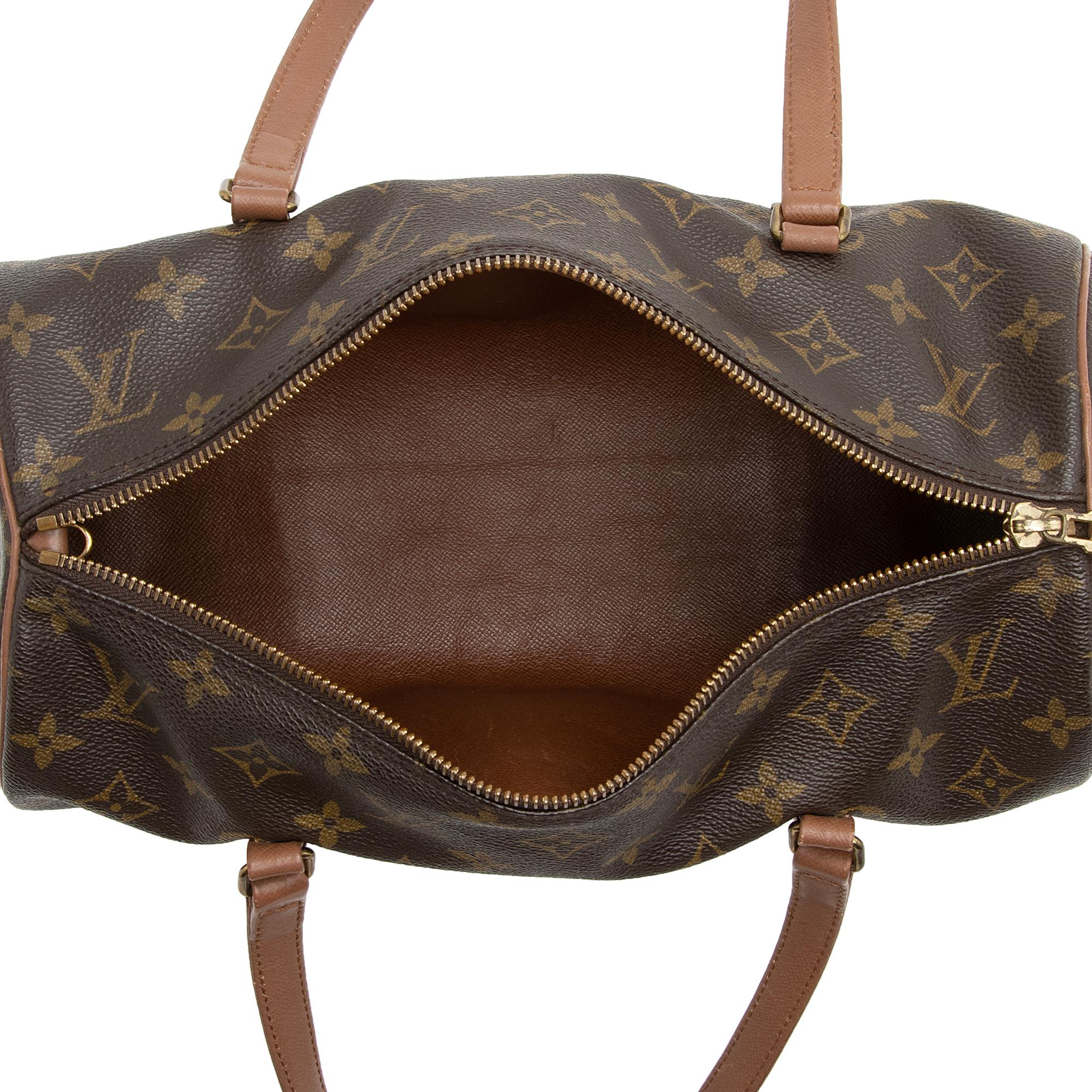 Louis Vuitton Vintage Monogram Canvas Papillon 30 Satchel (SHF-22747) - Barde - Image 7