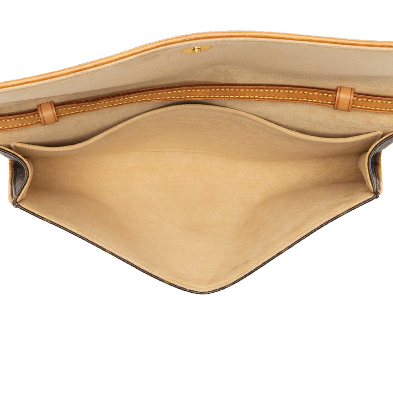 Louis Vuitton Vintage Monogram Canvas Pochette Twin GM Shoulder Bag (SHF-23937) - Barde - Image 7