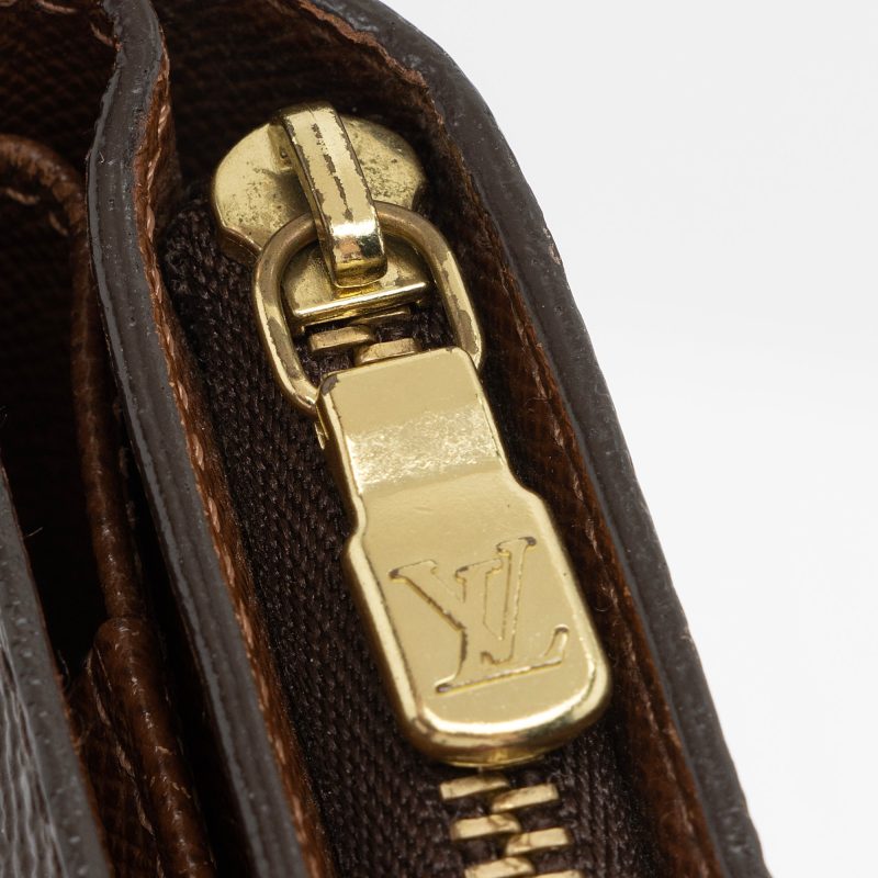 Louis Vuitton Vintage Monogram Canvas Porte Papier Zipper Wallet (SHF-XZcTJn) - Barde - Image 7