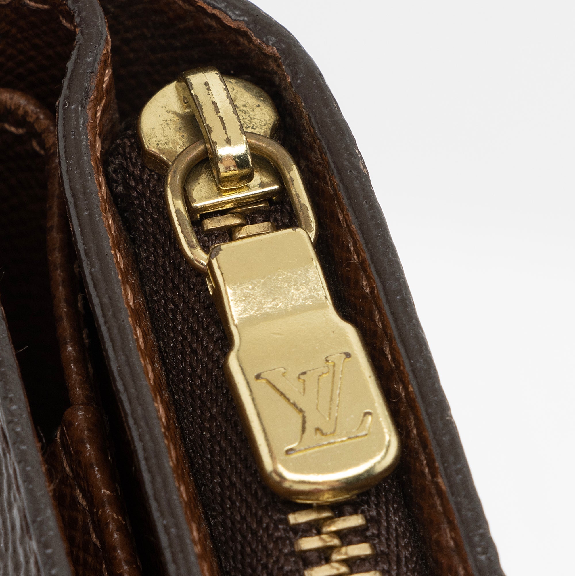 Louis Vuitton Vintage Monogram Canvas Porte Papier Zipper Wallet (SHF-XZcTJn) - Barde - Image 7