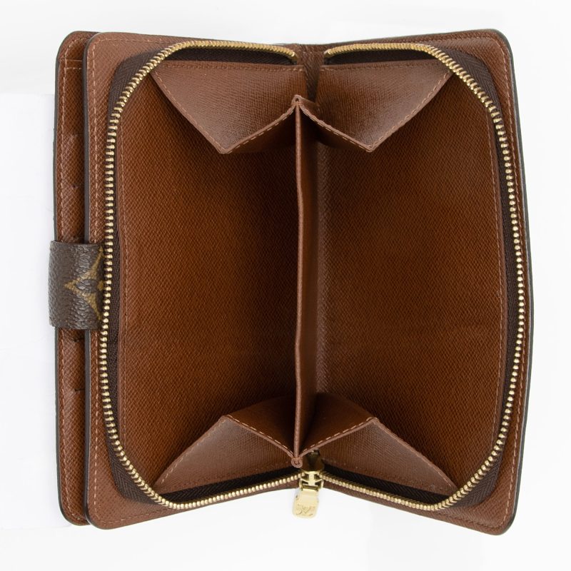 Louis Vuitton Vintage Monogram Canvas Porte Papier Zipper Wallet (SHF-XZcTJn) - Barde - Image 4