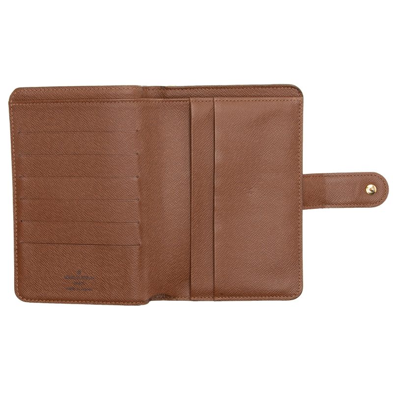 Louis Vuitton Vintage Monogram Canvas Porte Papier Zipper Wallet (SHF-XZcTJn) - Barde - Image 5