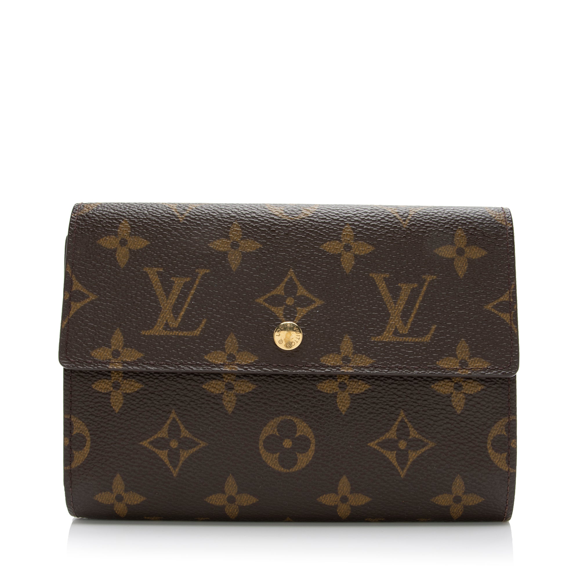 Louis Vuitton Vintage Monogram Canvas Porte Tresor Etui Papiers Wallet (SHF-mj4Wjg) - Barde
