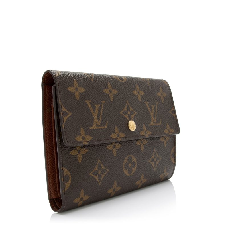 Louis Vuitton Vintage Monogram Canvas Porte Tresor Etui Papiers Wallet (SHF-mj4Wjg) - Barde - Image 2