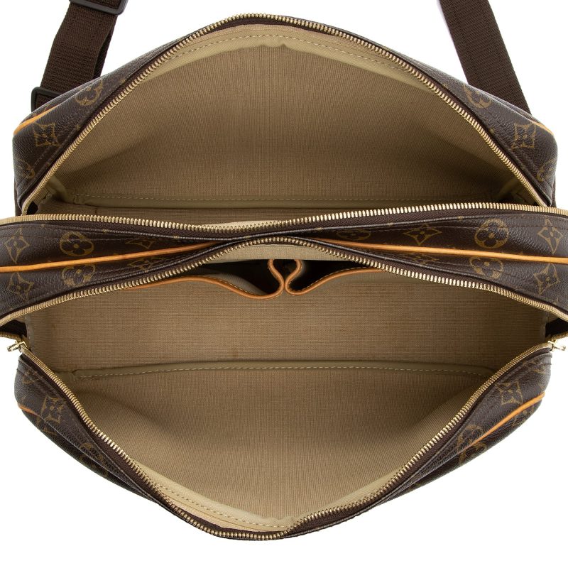 Louis Vuitton Vintage Monogram Canvas Reporter GM Messenger Bag (SHF-23072) - Barde - Image 7