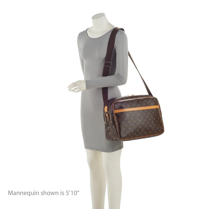 Louis Vuitton Vintage Monogram Canvas Reporter GM Messenger Bag (SHF-23072) - Barde - Image 5