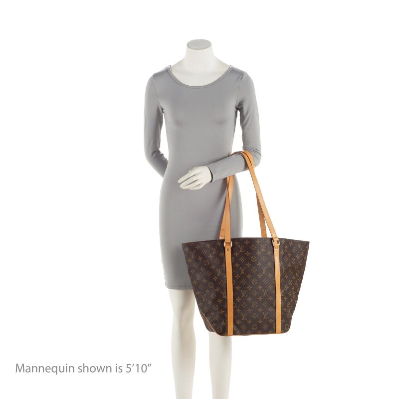 Louis Vuitton Vintage Monogram Canvas Sac Shopping 48 Tote (SHF-22905) - Barde - Image 5