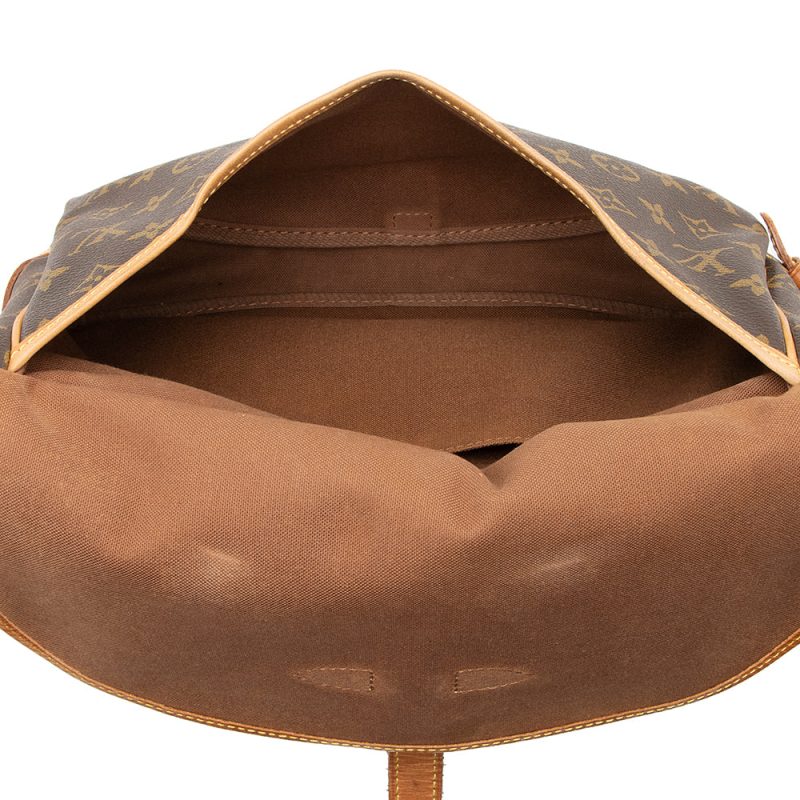 Louis Vuitton Vintage Monogram Canvas Saumur 30 Messenger Bag (SHF-21014) - Barde - Image 7