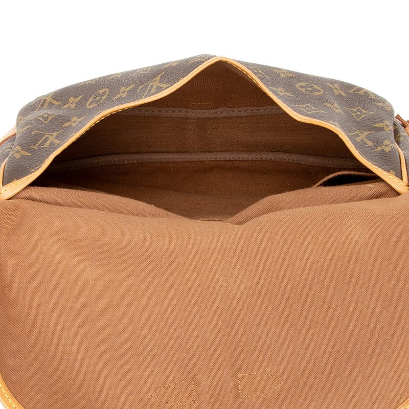 Louis Vuitton Vintage Monogram Canvas Saumur 30 Messenger Bag (SHF-21277) - Barde - Image 7