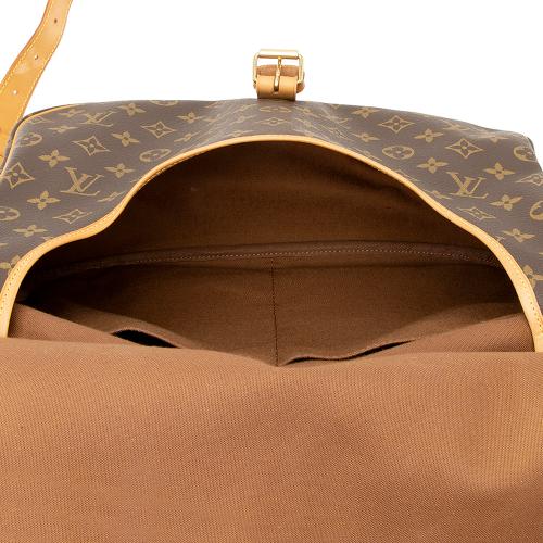 Louis Vuitton Vintage Monogram Canvas Saumur 35 Messenger Bag - FINAL SALE (SHF-23940) - Barde - Image 7