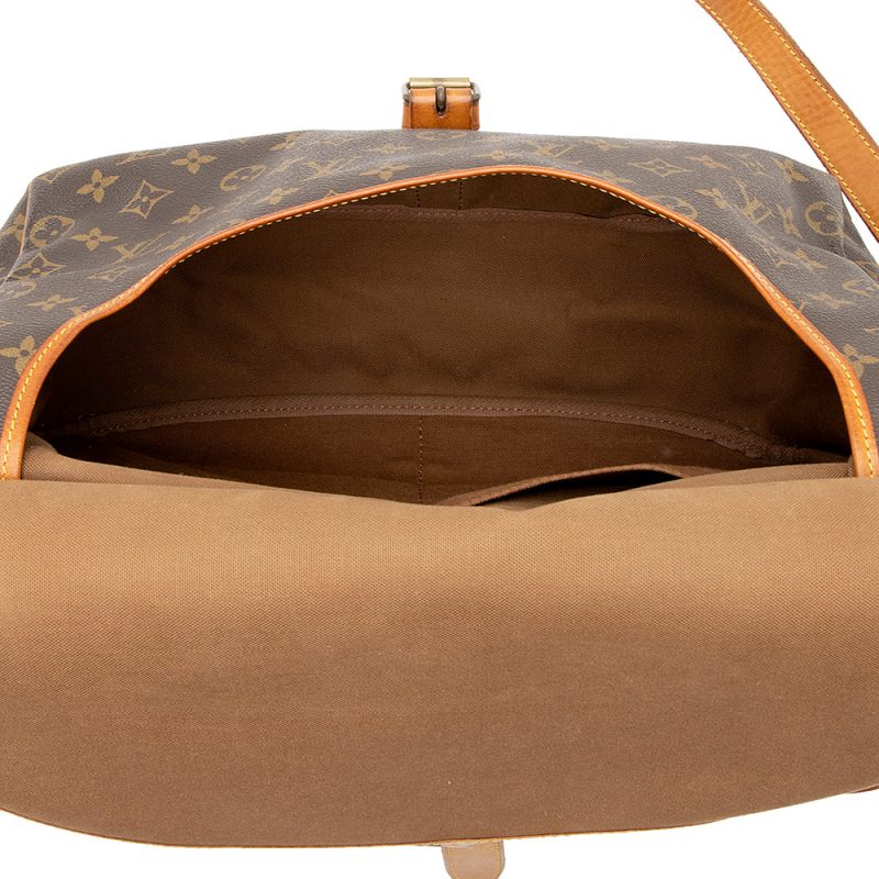 Louis Vuitton Vintage Monogram Canvas Saumur 35 Messenger Bag (SHF-21228) - Barde - Image 7