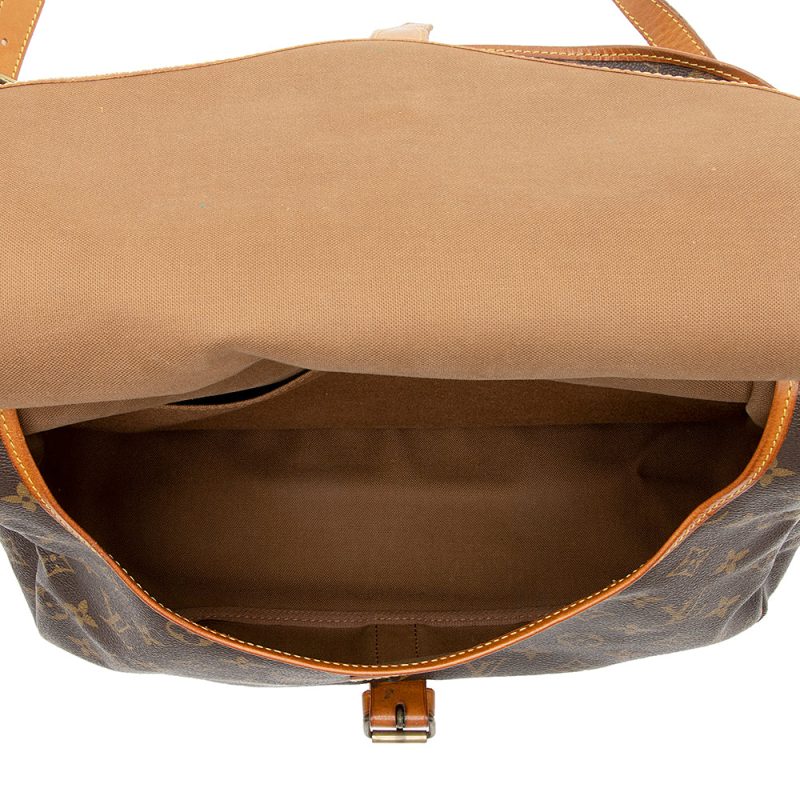 Louis Vuitton Vintage Monogram Canvas Saumur 35 Messenger Bag (SHF-21228) - Barde - Image 8