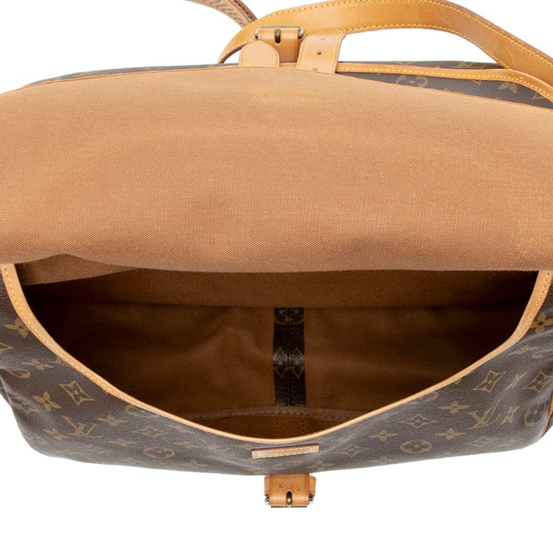 Louis Vuitton Vintage Monogram Canvas Saumur 35 Messenger Bag (SHF-21214) - Barde - Image 8