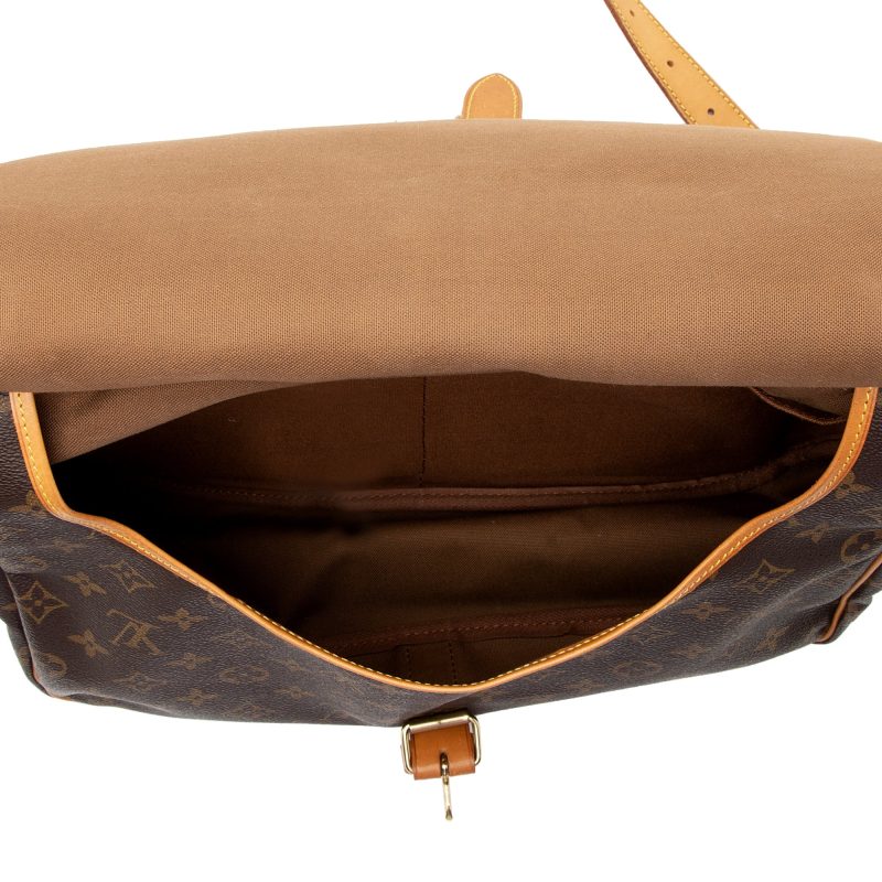 Louis Vuitton Vintage Monogram Canvas Saumur 35 Messenger Bag (SHF-22921) - Barde - Image 7
