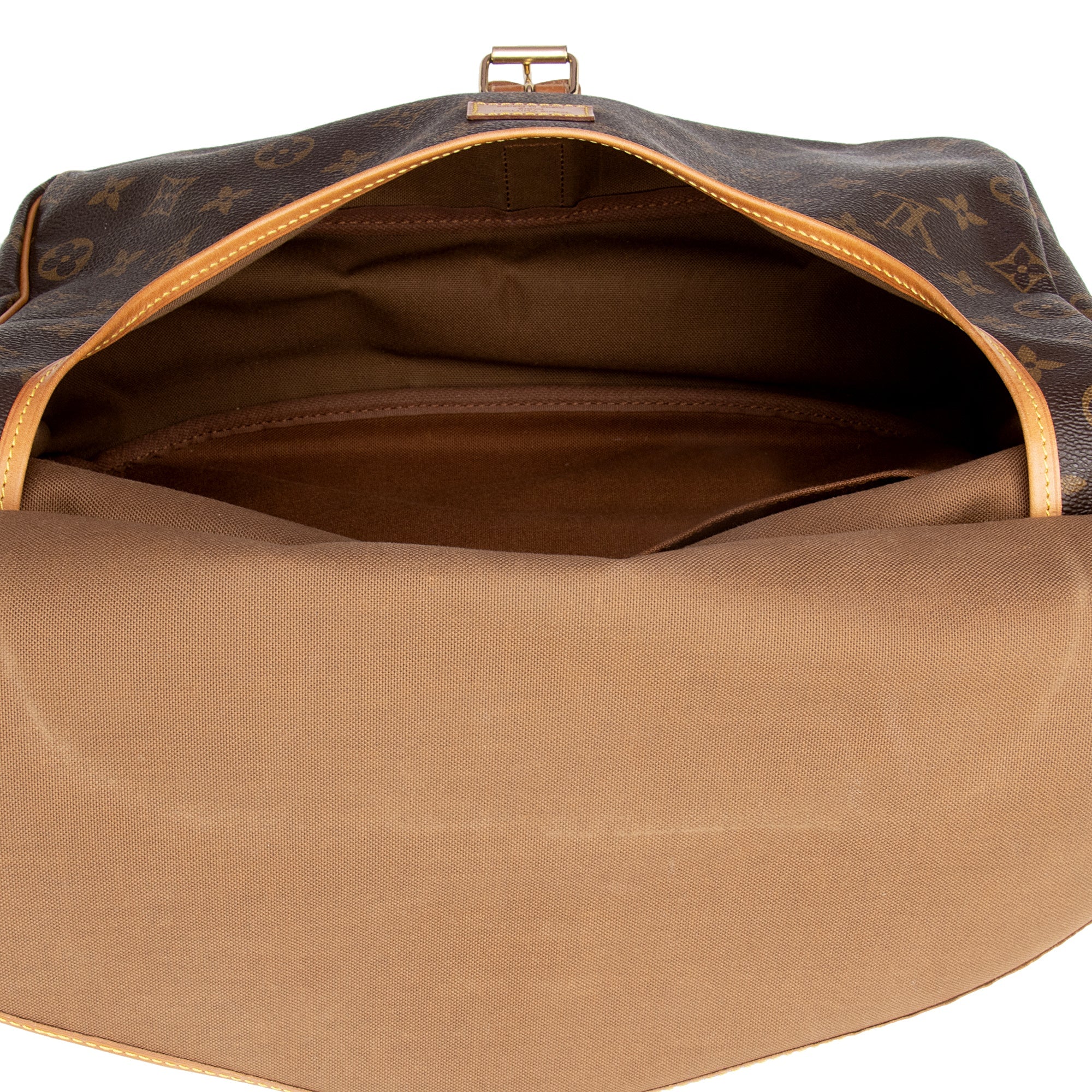 Louis Vuitton Vintage Monogram Canvas Saumur 35 Messenger Bag (SHF-22921) - Barde - Image 8