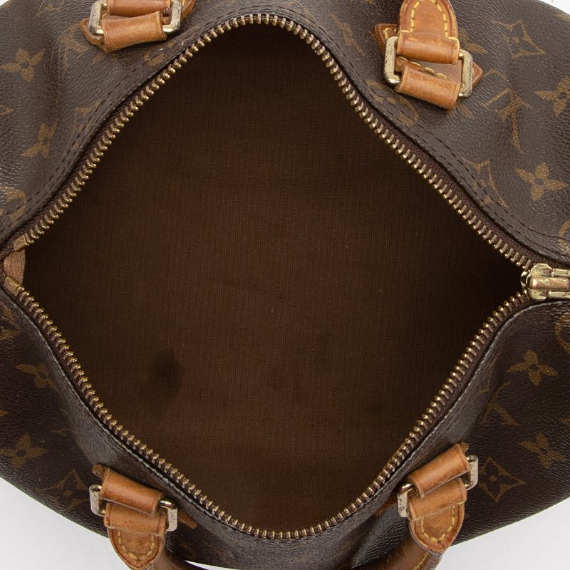 Louis Vuitton Vintage Monogram Canvas Speedy 25 Satchel (SHF-22415) - Barde - Image 7