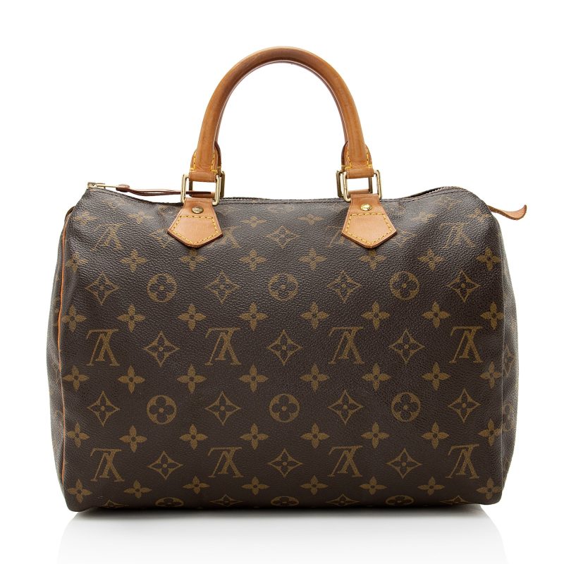 Louis Vuitton Vintage Monogram Canvas Speedy 30 Satchel (SHF-22320) - Barde - Image 3