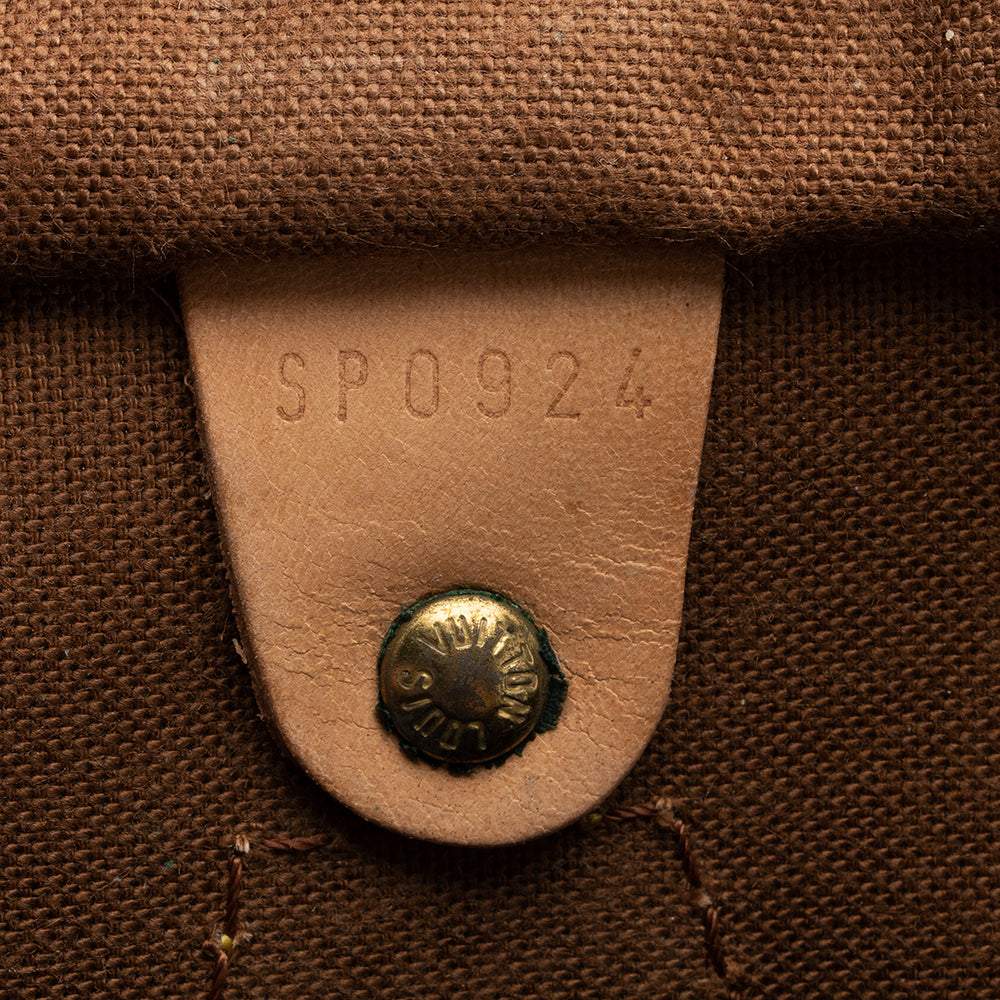 Louis Vuitton Vintage Monogram Canvas Speedy 35 Satchel (SHF-16148) - Barde - Image 6
