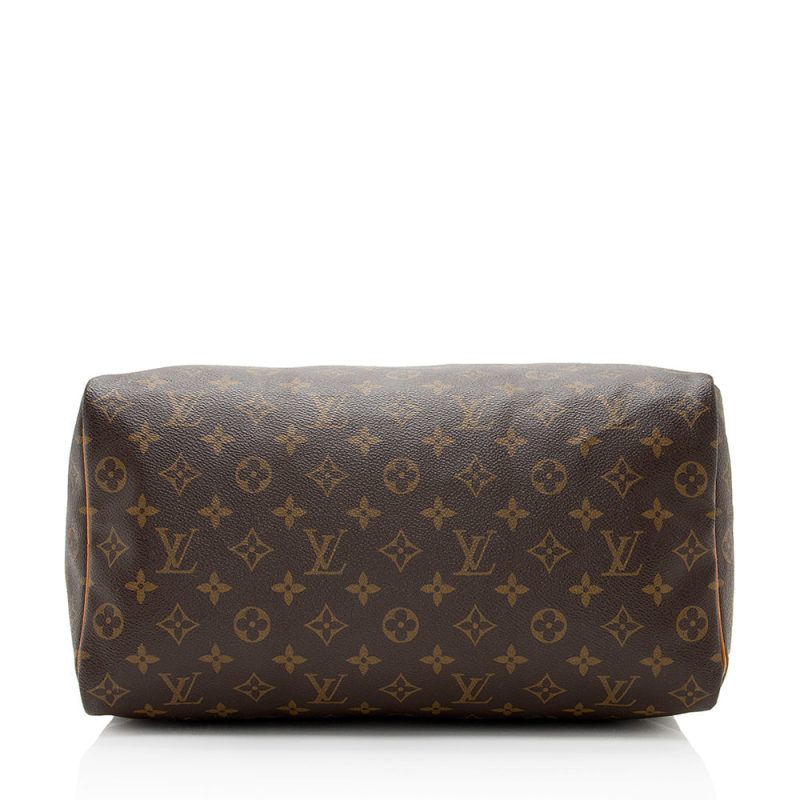 Louis Vuitton Vintage Monogram Canvas Speedy 35 Satchel (SHF-22048) - Barde - Image 4