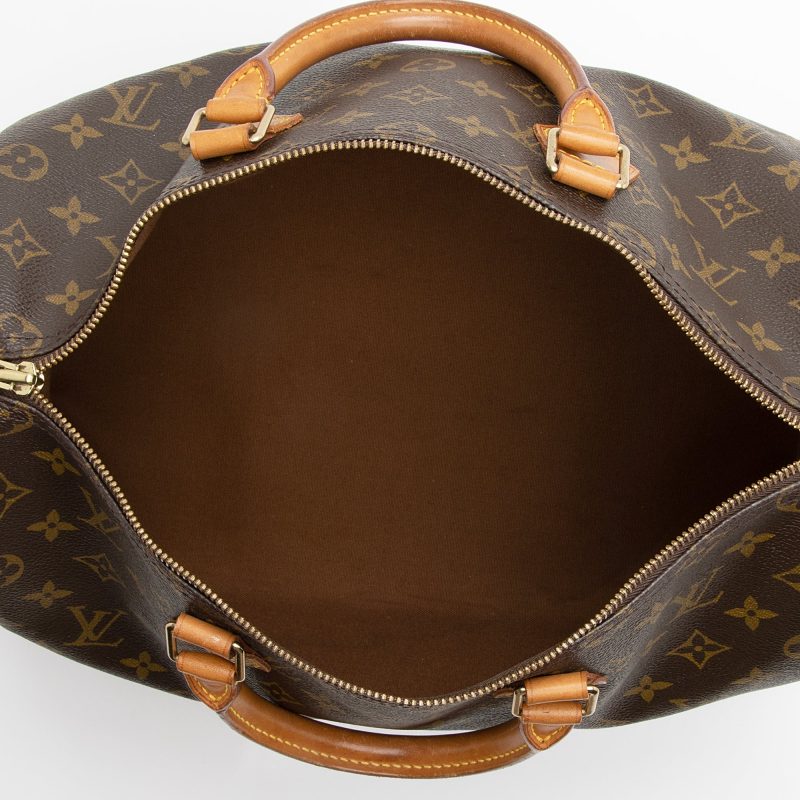 Louis Vuitton Vintage Monogram Canvas Speedy 35 Satchel (SHF-22734) - Barde - Image 7