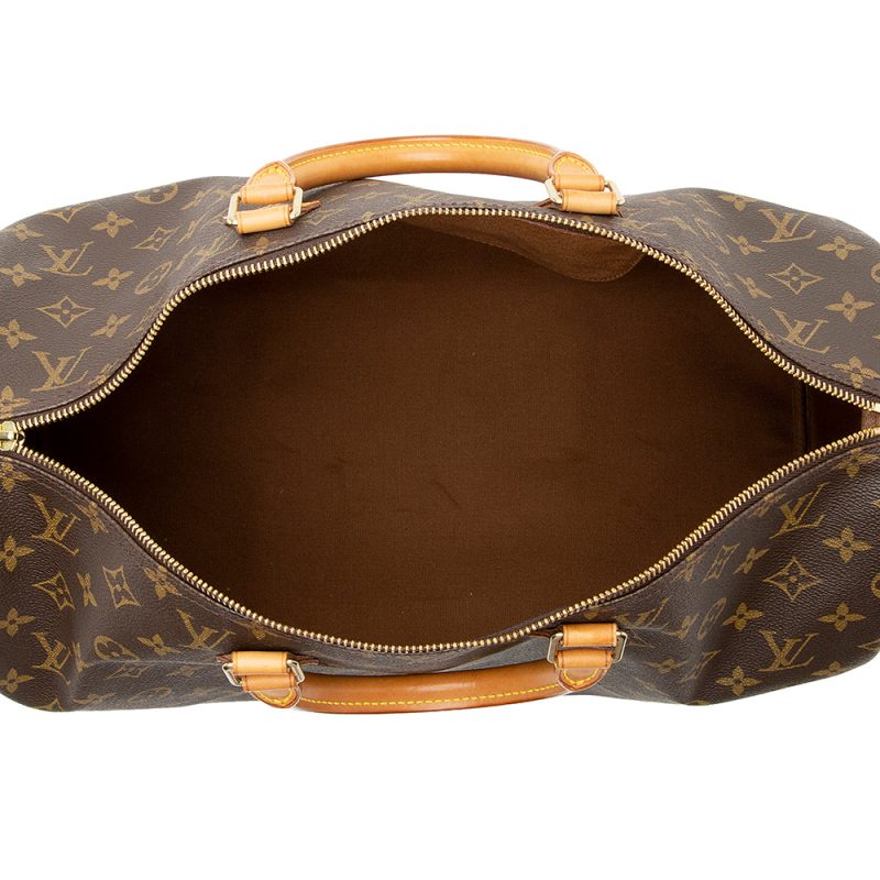 Louis Vuitton Vintage Monogram Canvas Speedy 40 Satchel (SHF-21968) - Barde - Image 7