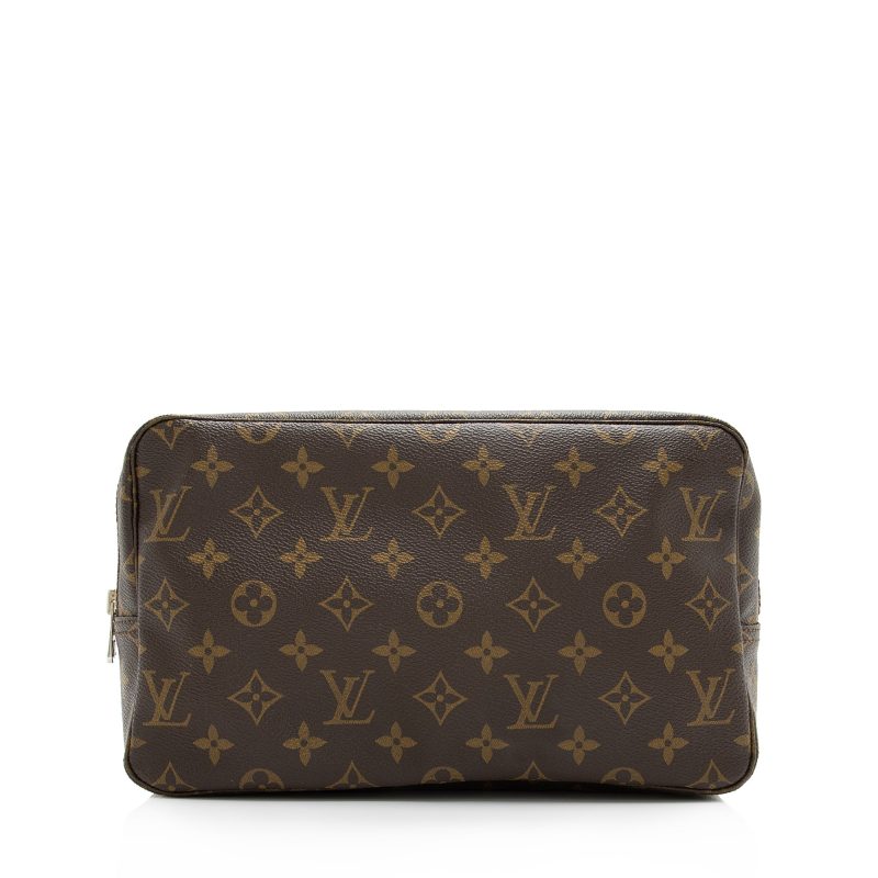Louis Vuitton Vintage Monogram Canvas Trousse Toiletry Pouch 28 (SHF-23295) - Barde