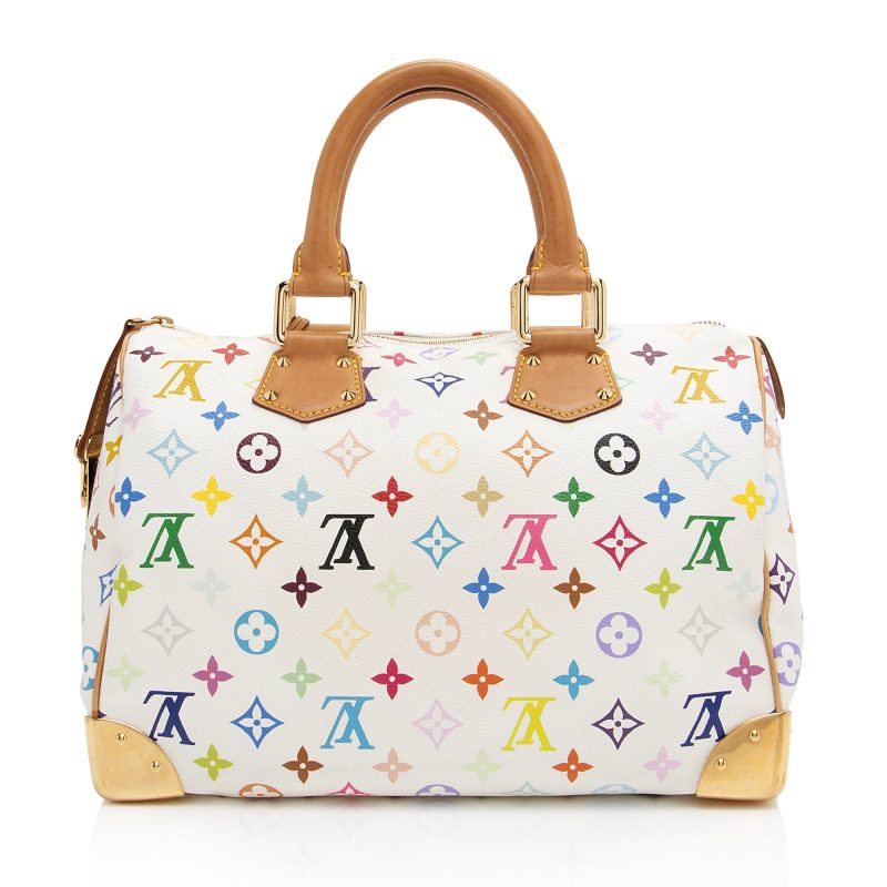 Louis Vuitton Vintage Monogram Multicolore Speedy 30 Satchel (SHF-23113) - Barde - Image 3