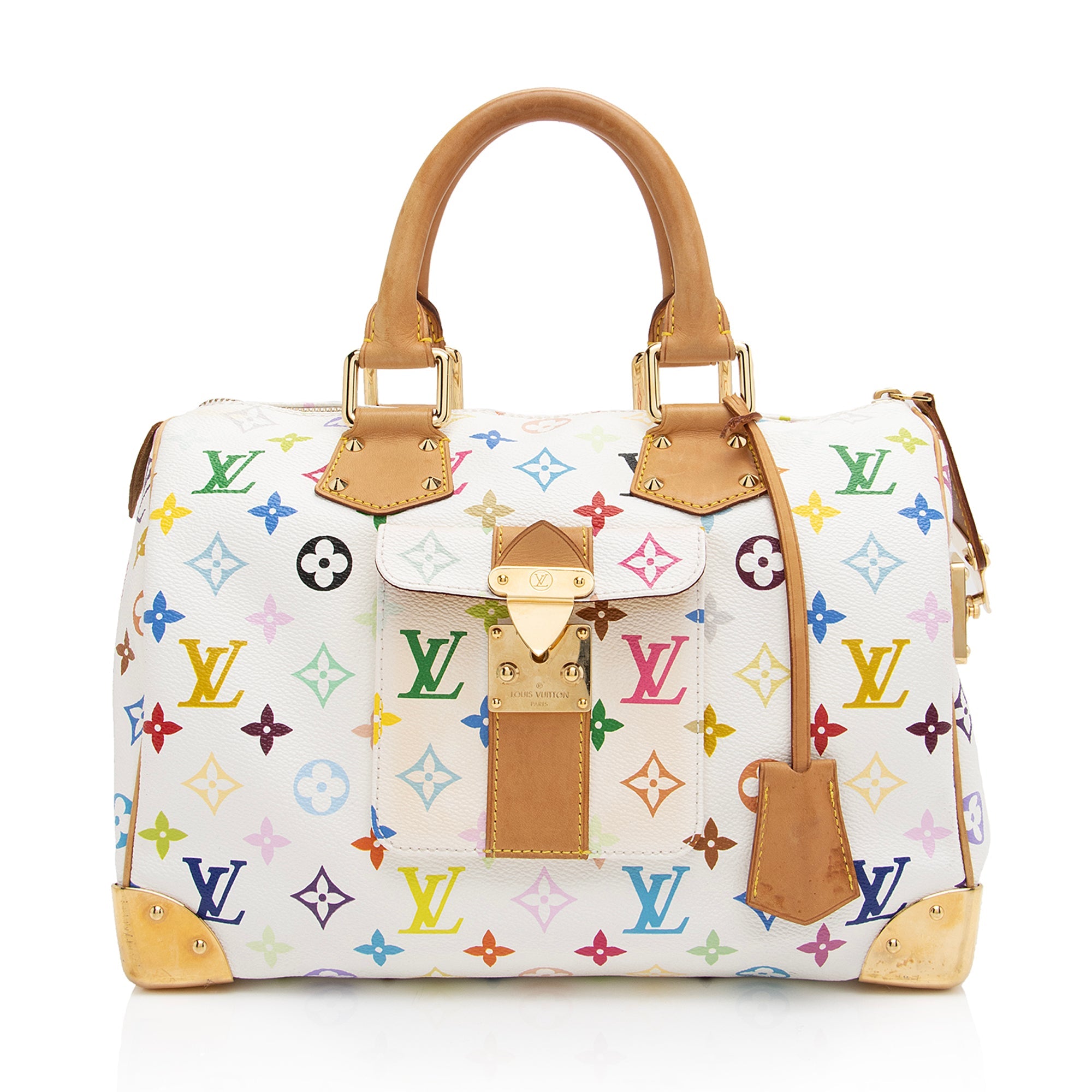 Louis Vuitton Vintage Monogram Multicolore Speedy 30 Satchel (SHF-23113) - Barde