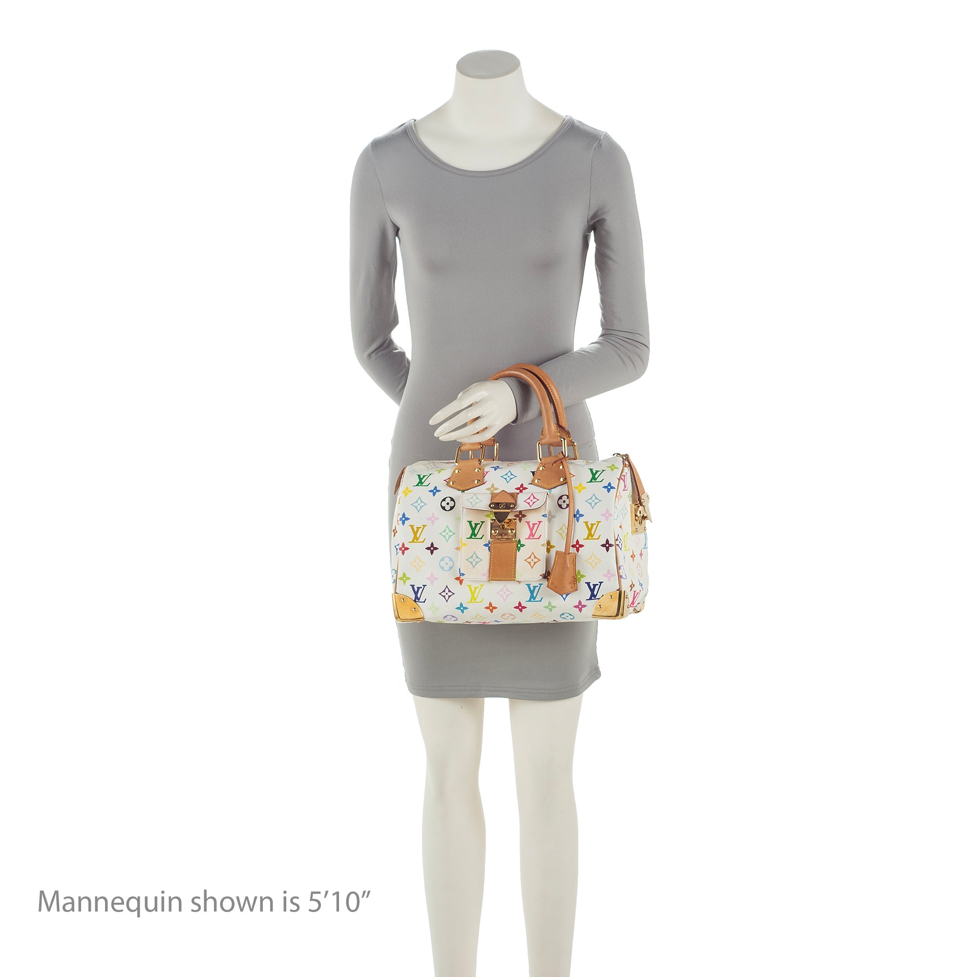 Louis Vuitton Vintage Monogram Multicolore Speedy 30 Satchel (SHF-23113) - Barde - Image 5
