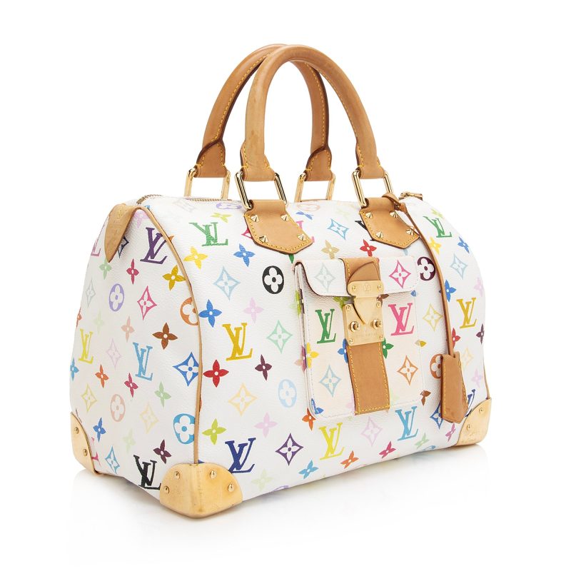 Louis Vuitton Vintage Monogram Multicolore Speedy 30 Satchel (SHF-23113) - Barde - Image 2