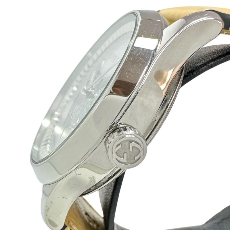 Gucci Timeless Cat Watch Stainless Steel Leather Automatic - Barde - Image 2