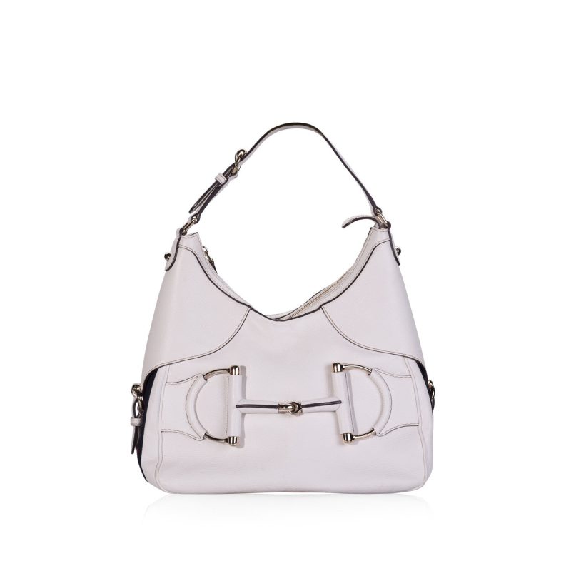 Gucci Leather Horsebit Hobo - Barde
