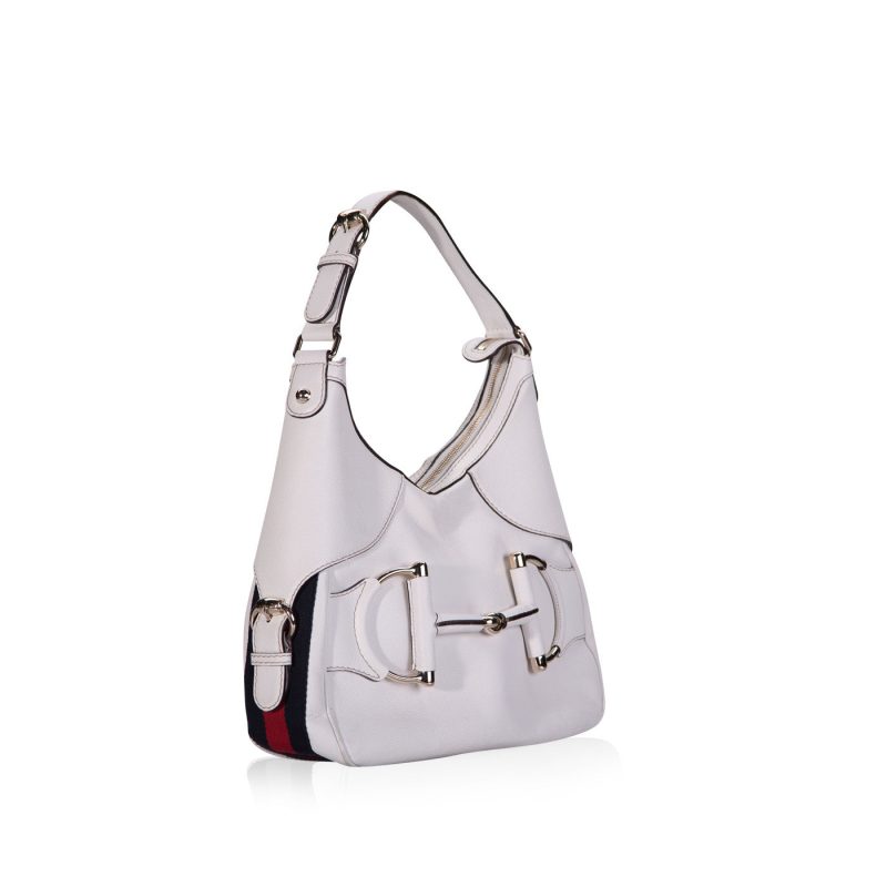 Gucci Leather Horsebit Hobo - Barde - Image 2