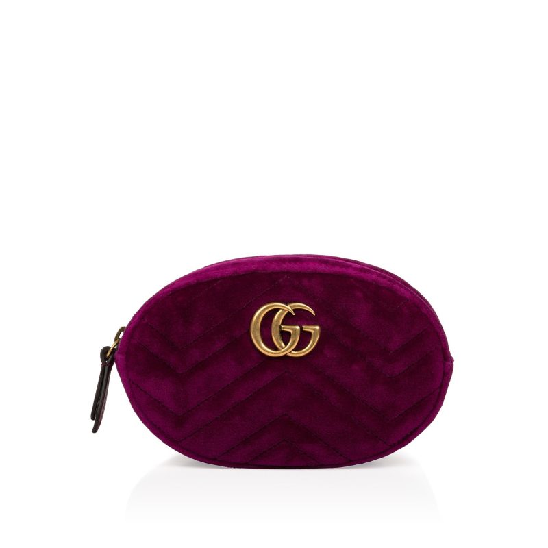 Gucci Gucci Marmont Belt Bag Fuchsia - Barde