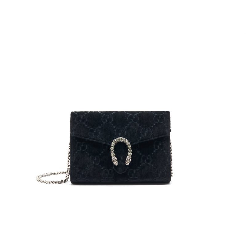 Gucci Dionysus Mini Chain Bag Velvet Black - Barde