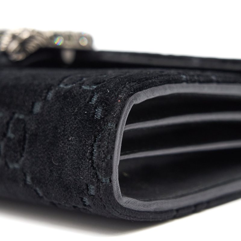Gucci Dionysus Mini Chain Bag Velvet Black - Barde - Image 9