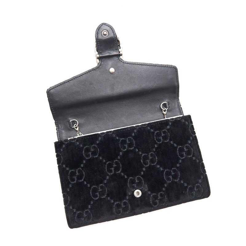 Gucci Dionysus Mini Chain Bag Velvet Black - Barde - Image 10