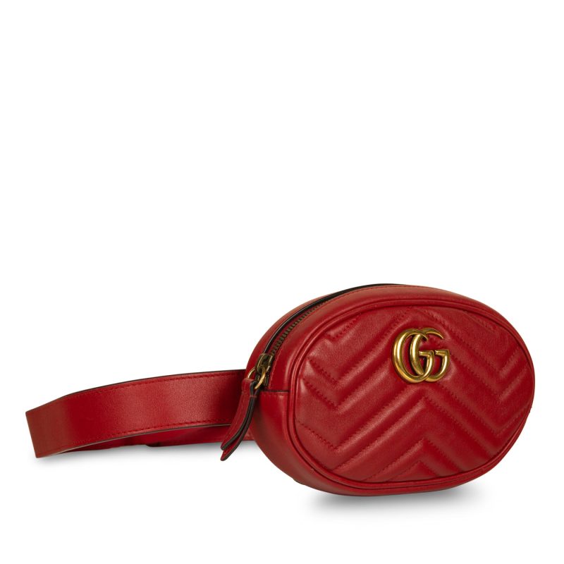 Gucci Marmont Belt Bag - Red - Barde - Image 2