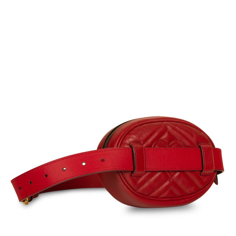 Gucci Marmont Belt Bag - Red - Barde - Image 3