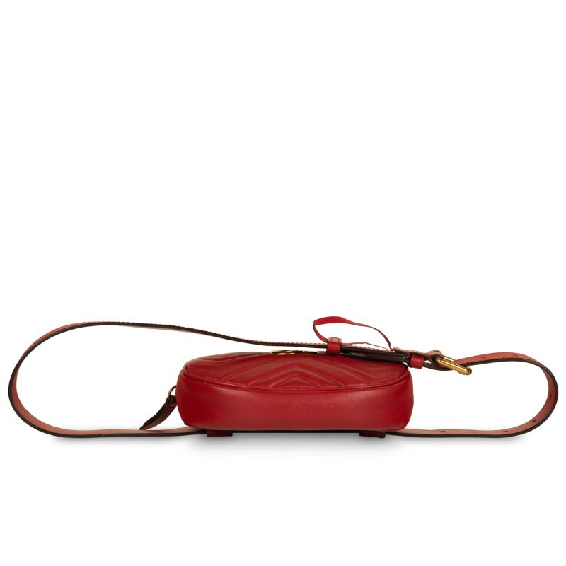 Gucci Marmont Belt Bag - Red - Barde - Image 4