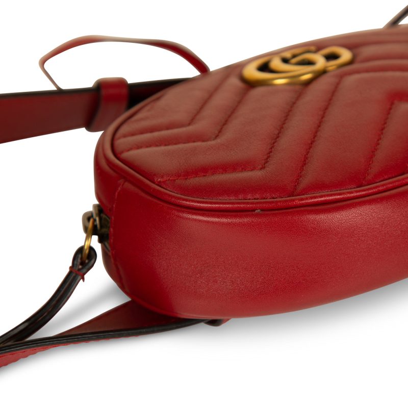 Gucci Marmont Belt Bag - Red - Barde - Image 6