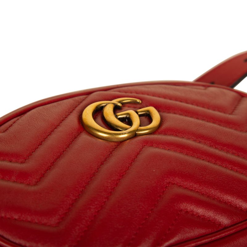 Gucci Marmont Belt Bag - Red - Barde - Image 5