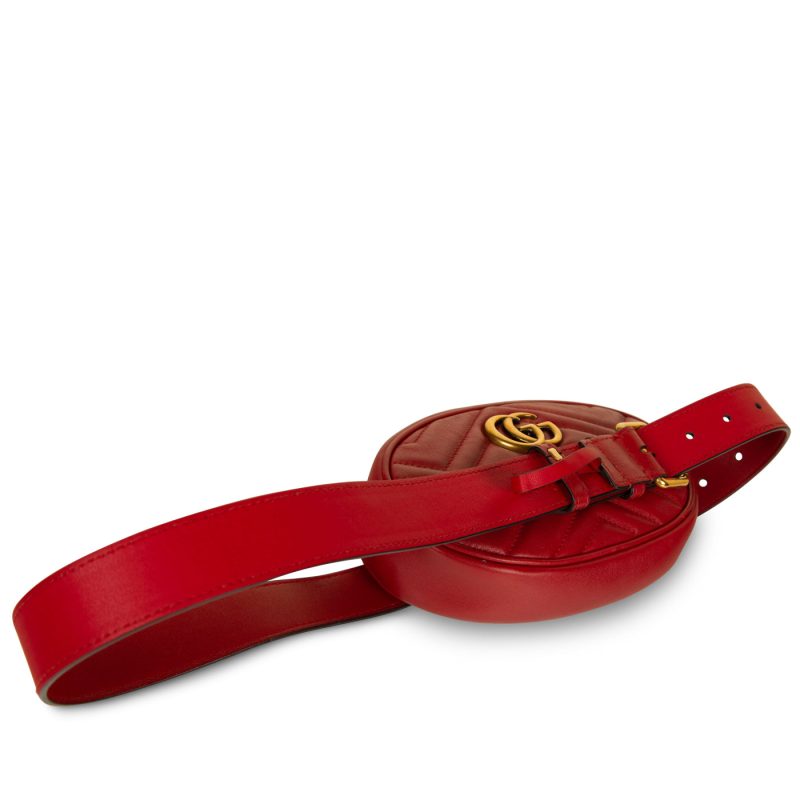 Gucci Marmont Belt Bag - Red - Barde - Image 9
