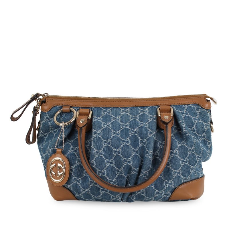 Gucci Denim Shoulder Bag - Barde - Image 9
