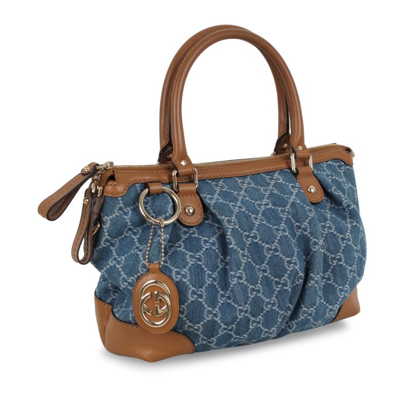 Gucci Denim Shoulder Bag - Barde - Image 2