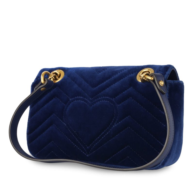 Gucci Mini Marmont - Velvet - Barde - Image 3