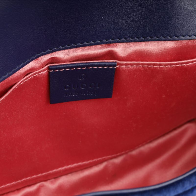 Gucci Mini Marmont - Velvet - Barde - Image 5