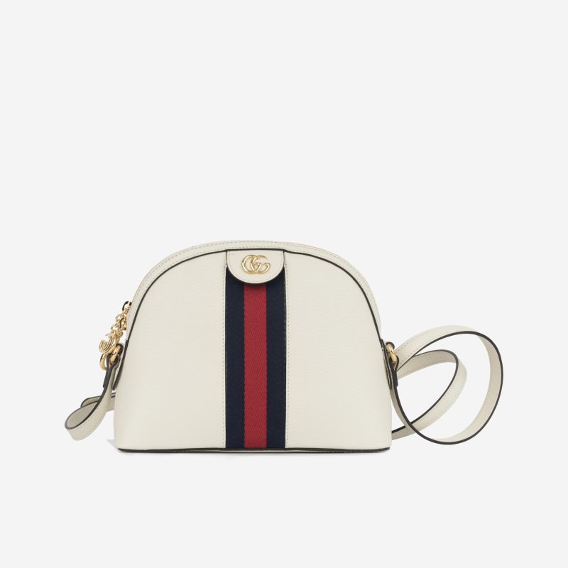 Gucci Ophidia - White Dome Shoulder Bag - Barde