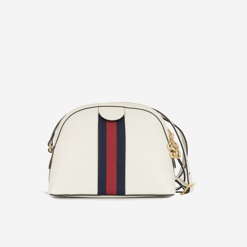 Gucci Ophidia - White Dome Shoulder Bag - Barde - Image 3