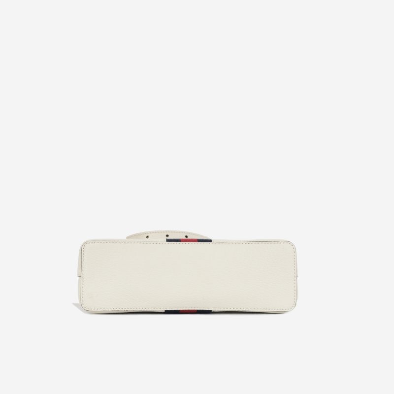 Gucci Ophidia - White Dome Shoulder Bag - Barde - Image 4